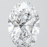3.01ct Oval Lab Grown Diamond (Colour E, Clarity VVS2, IGI Certified)