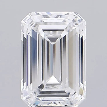 4.00ct Emerald Lab Grown Diamond (Colour D, Clarity VVS1, IGI Certified)