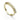 Vintage 18ct Yellow Gold 9 Stone Diamond Half Eternity Ring on White Background