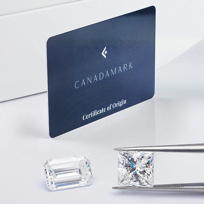 Certified Canadamark diamonds with GIA certification