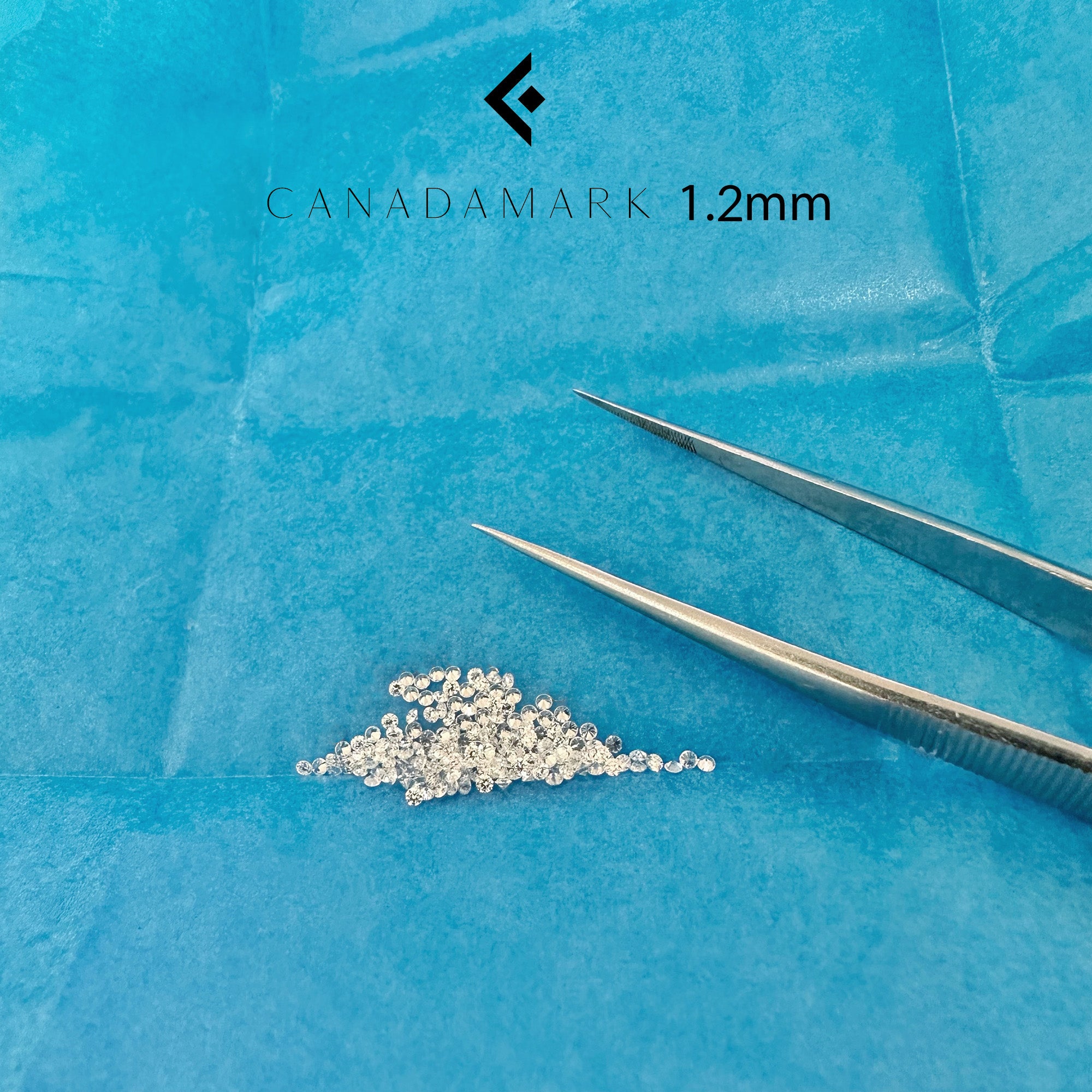 Canadamark 1.2mm diamonds