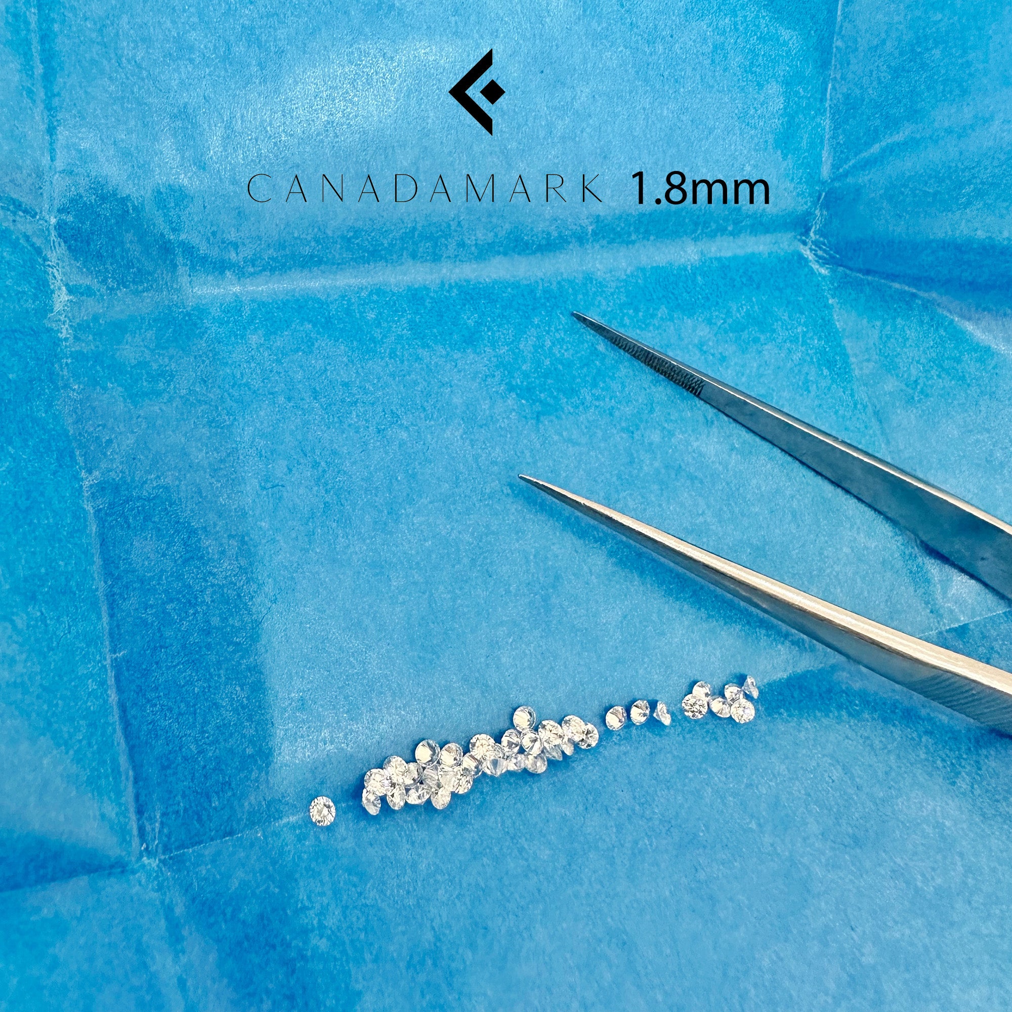 1.8mm Canadamark Diamonds - Round Brilliant Cut