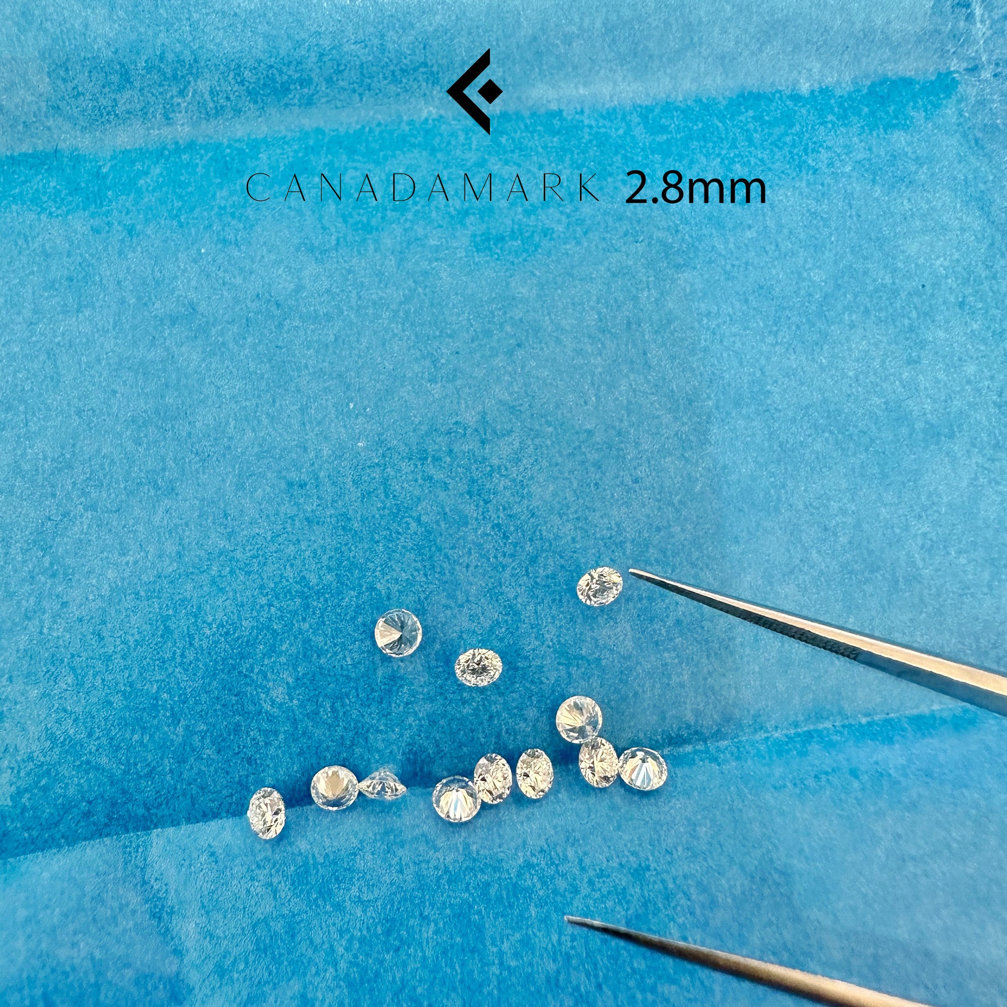 2.8mm canadamark diamonds