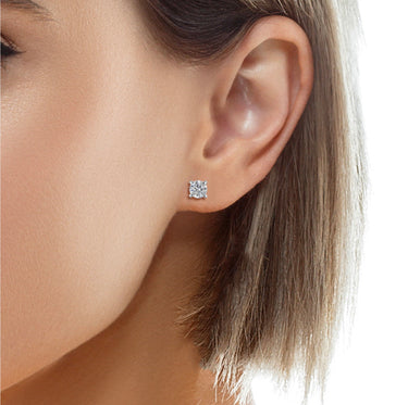 Ethical Canadamark Diamond Stud Earrings
