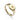 White background view of the yellow Canadamark diamond Aurora Star signet ring