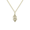 Pre-Loved 9ct Yellow Gold Celtic Knot Pendant with 18 Inch Gold Chain main view