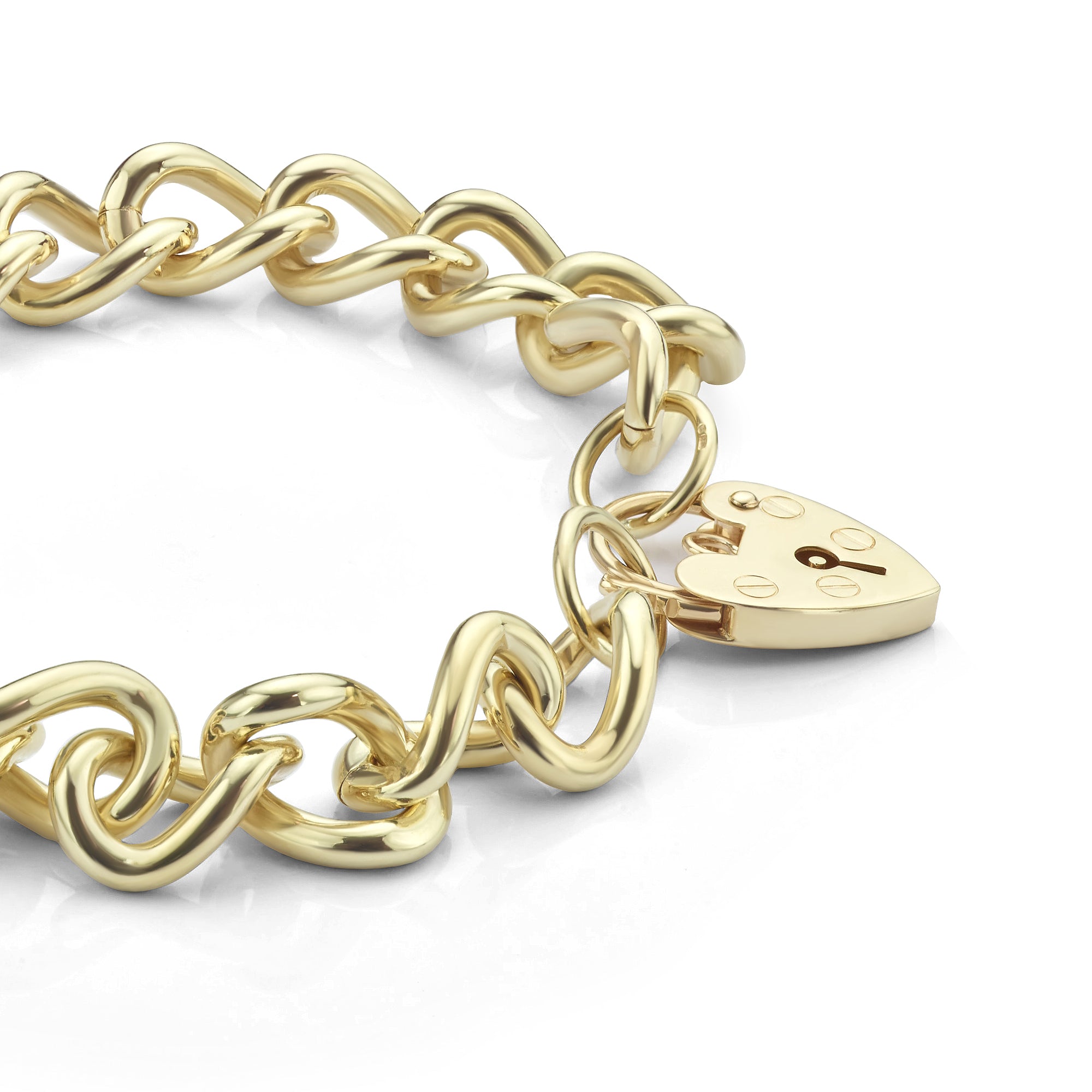 Close up view of the pre-owned gold ladies bracelet