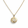 Pre-loved butterfly locket closed view