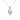 Diamond cage pearl necklace