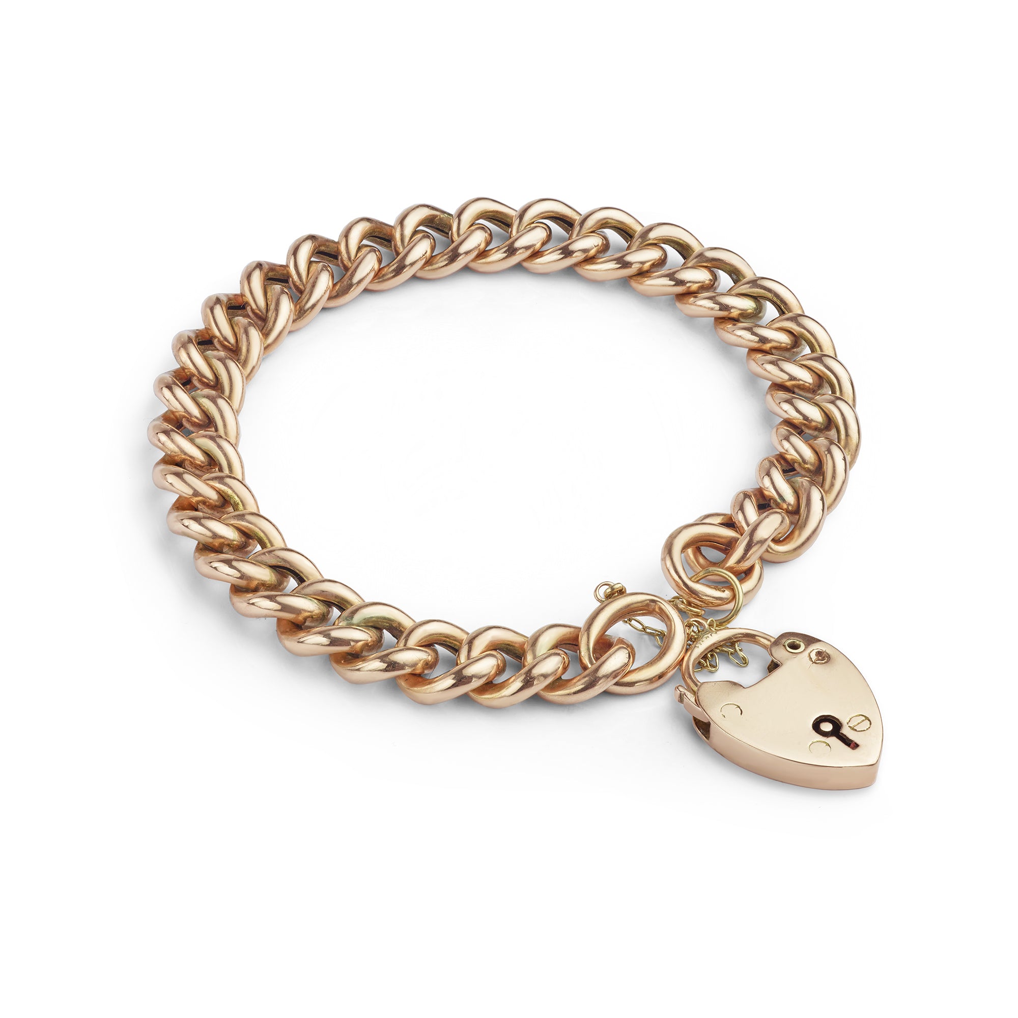 Georgian 9ct gold chunky bracelet