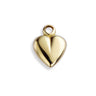 Small pre loved polished gold heart charm