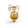 Citrine Gold Amphora Urn Charm Main View