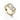 Men's Greek Key Signet Ring in 14ct Yellow and White Gold