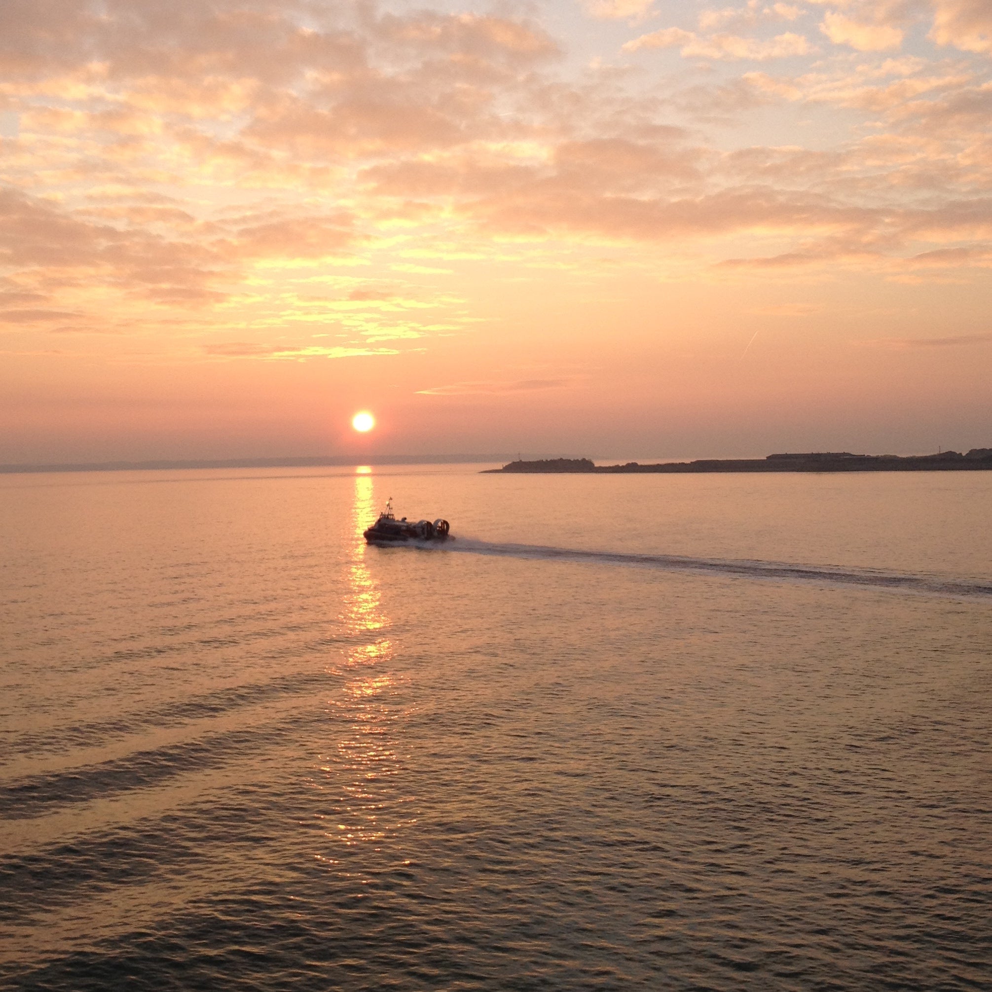 Hovercraft Journey from Southsea to the Isle of Wight