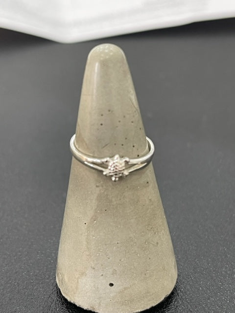 Silver Turtle Toe Ring