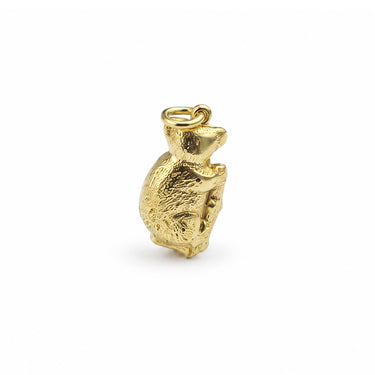 Vintage 9ct Gold Koala Bear Charm | Chester Hallmarked 1958 back view