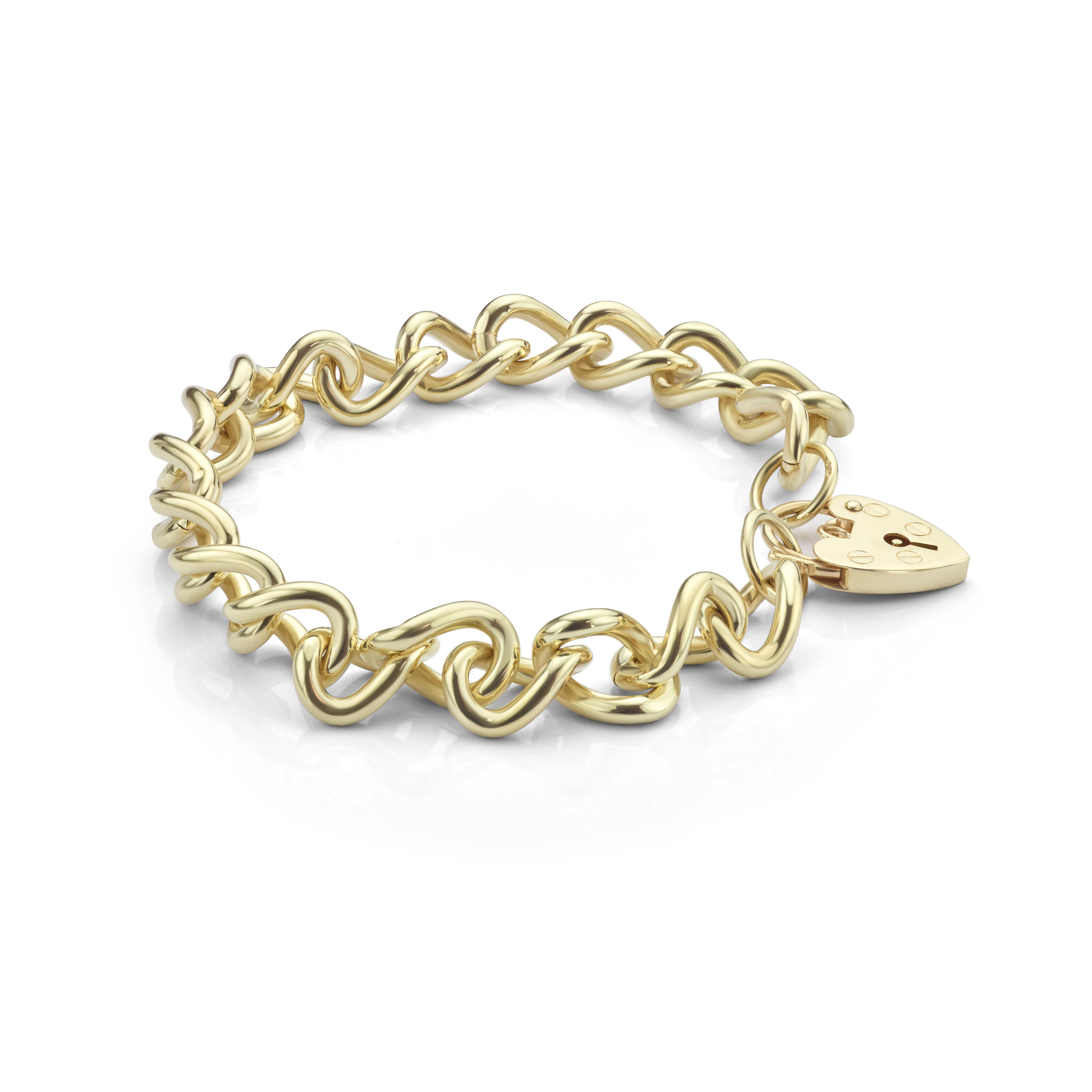 Bracelet pour femme en or jaune 9 carats d'occasion