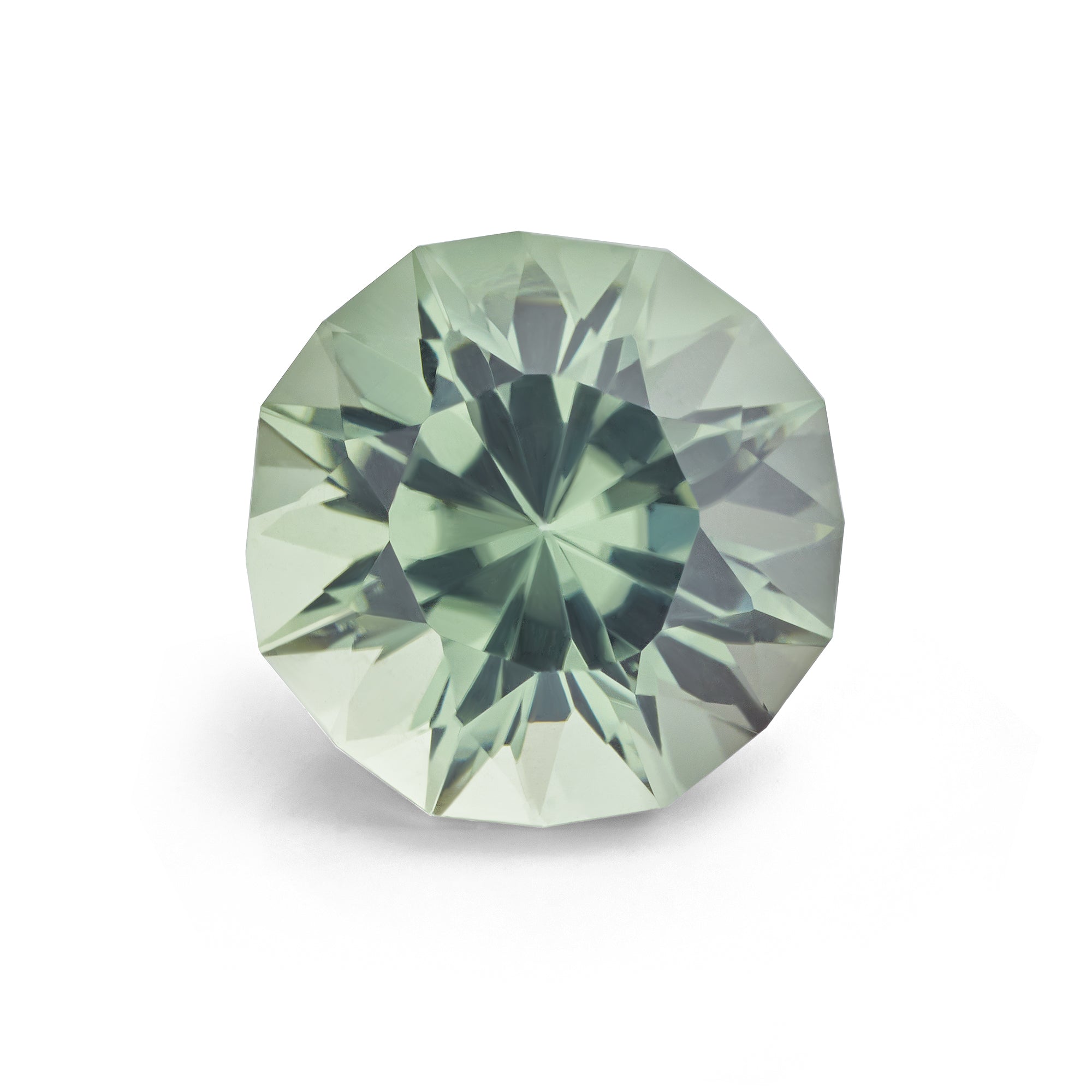 Mint green tourmaline gemstone