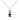 Multicolour Isle of Wight Sea Glass Stacker Necklace on white background