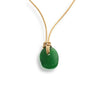 Bright Green Isle of Wight Boho Sea Glass Necklace