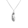 Japanese Paper Bark Maple (Acer griseum) seed necklace in Silver