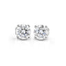 0.62cts white gold lab-grown diamond stud earrings