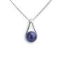 Purple Pearl Slider Necklace