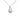 Pearl halo slider necklace