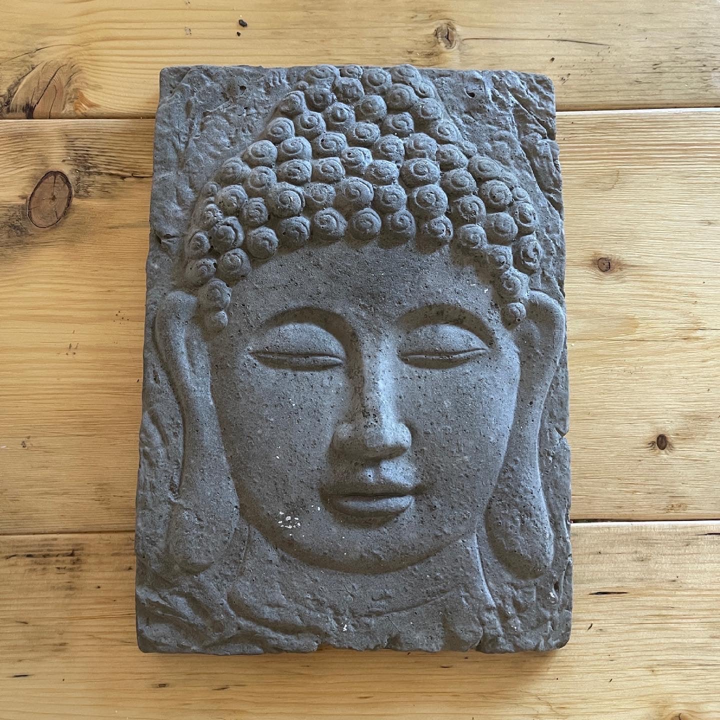 Buddha Wall Art - Cement Decorative Plaque