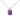 Gold Purple Amethyst Solitaire Pendant