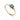 Heart Shaped Blue Topaz Ring Pre-Loved Yellow Gold