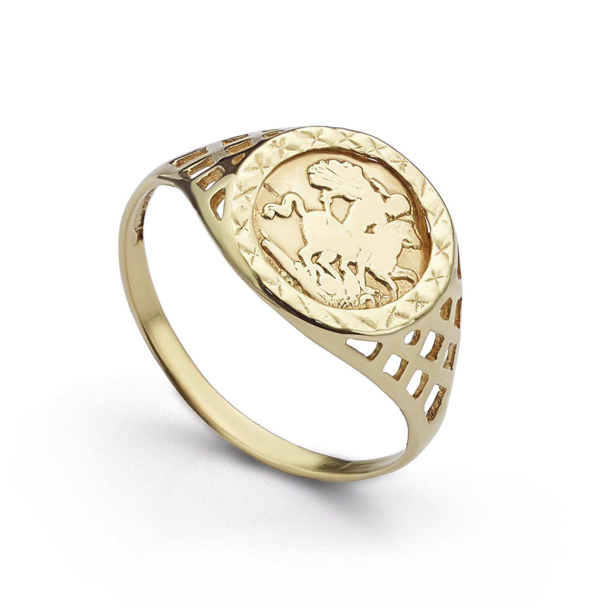 Pre-Owned St George 9ct Gold Pinky Ring