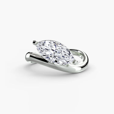 Marquise Diamond Wave Ring