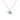 Sea foam green Isle of Wight sea glass shaped necklace