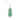 Sea Foam Green Bottle Stopper Sea Glass Necklace in Sterling Silver