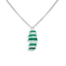 Stacking sea glass necklace main view