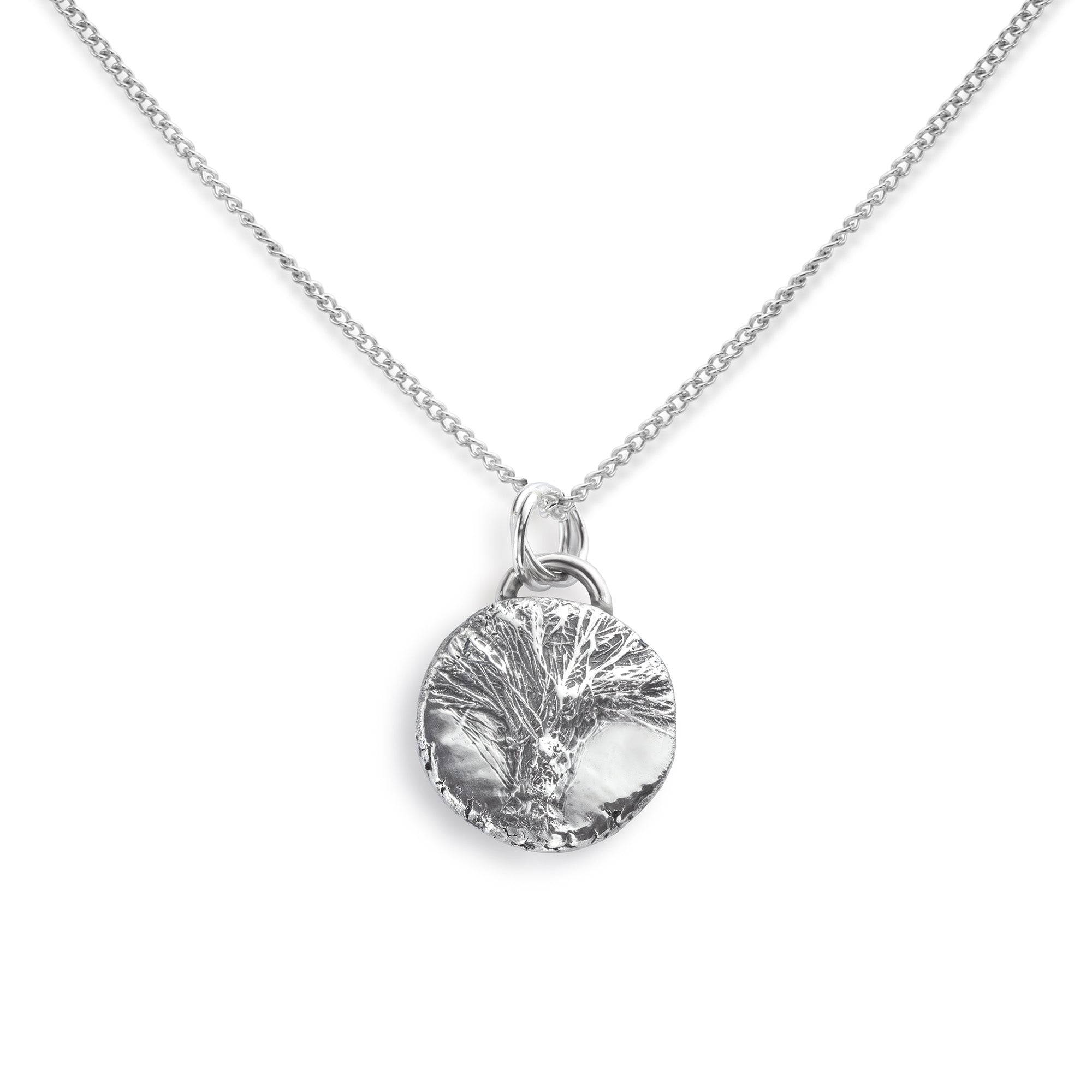 Silver Seaweed Necklace