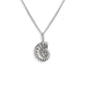 Compton Silver Ammonite Necklace