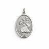 Sterling Silver Oval St. Christopher Pendant Pre-Loved
