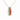 Double channel gold tangerine garnet slider necklace side