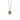 Green Tourmaline and Diamond Halo Necklace