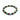 Turquoise and Wenge Wood Bracelet on white background