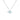 Pale aqua isle of wight shaped sea glass necklace