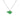 Bright green isle of wight shaped sea glass necklace