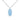 Sky Blue Sea Glass Necklace