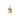 Dented Gold Coffee Bean Charm