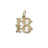 Vintage pre loved "18" yellow gold charm