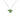 Green isle of wight shaped sea glass necklace