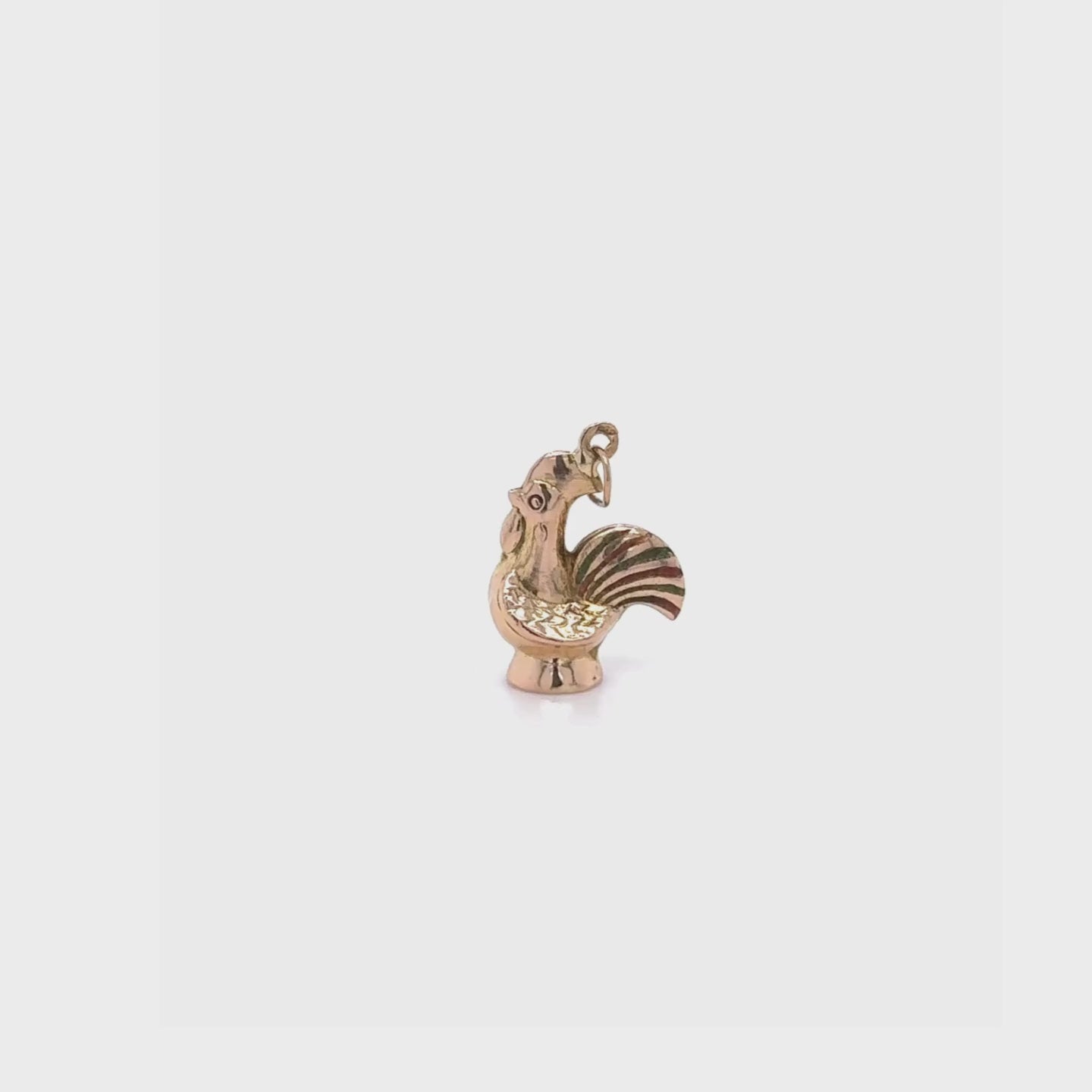 Gold Cockerel Charm Video