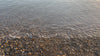 Sea glass shingle shoreline video